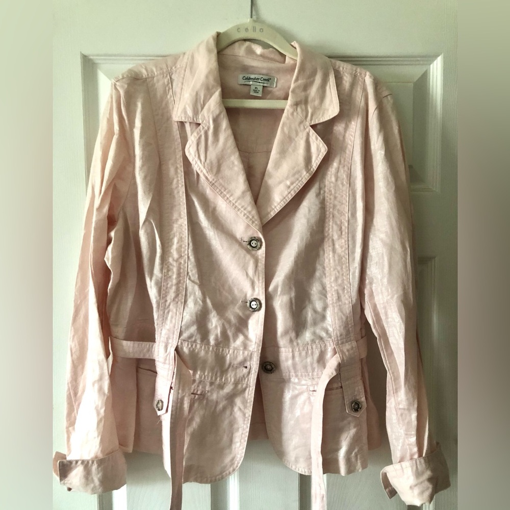 Coldwater Creek Pink Blush Jacket